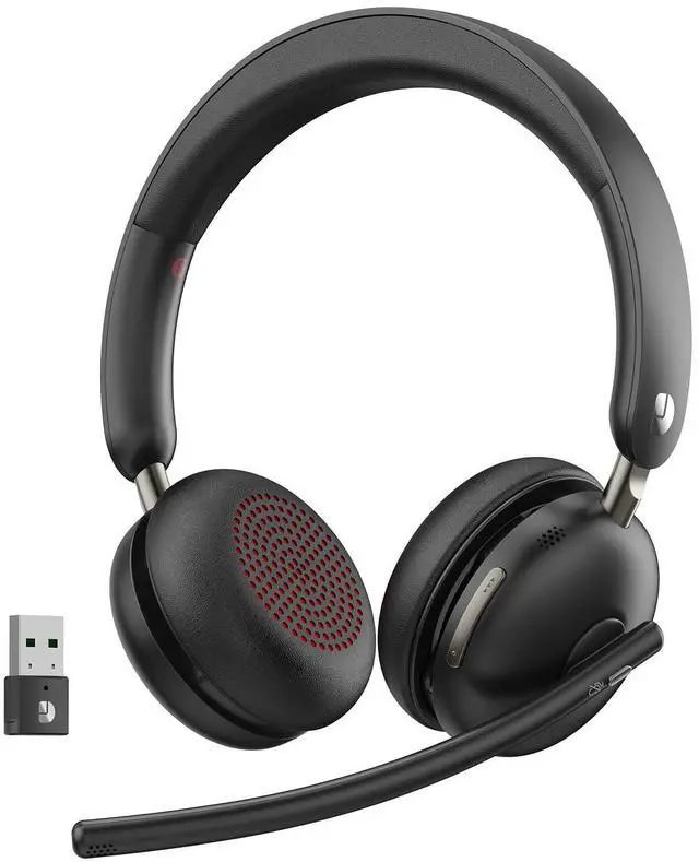 Main image of Dytole Bluetooth 5.3 Headset, Wireless Headset with Mic for Work (AI Noise Cancelling), Wireless Headphones with Mic & USB Dongle, 65H & Mute Function, Fit for PC/Call Center/Computer/Laptop/Teams