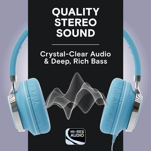 Alt view image 2 of 5 - ARTIX CL750 USB C Wired Headphones with Mic & Volume Control Noise Isolating for iPhone 15-16, Samsung Computer Earphones Wired, On-Ear with Wire, Plug in and Play