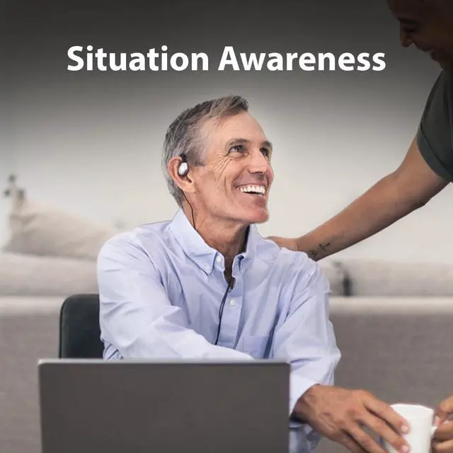 Alt view image 5 of 5 - Avantree Resolve (Small-Medium) - Wired Open-Ear Earbuds w/Mic & Over-Ear Hook, for Women, Kids & Young Men w/Small Ears, Ideal for Office, Outdoor & Home, Lightning Connector