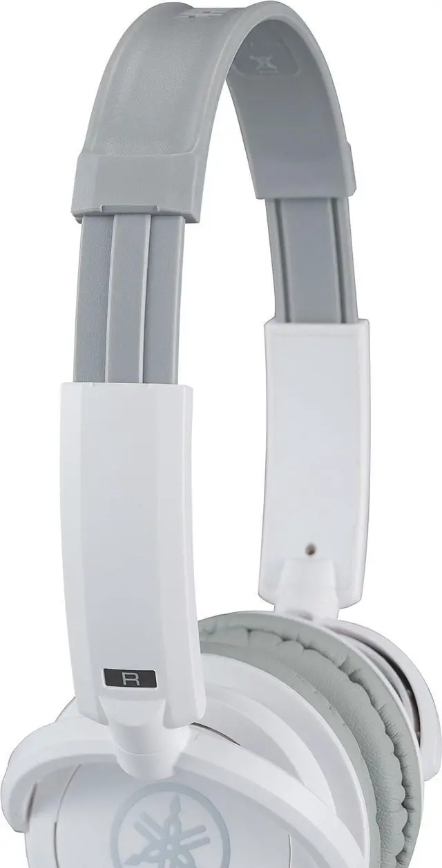 Alt view image 5 of 5 - yamaha HPH-100WH Headphones White - Closed On-Ear Headphones for Unique Sound & Dynamic Sound - Ideal as Accessories Keyboards & Digital Pianos