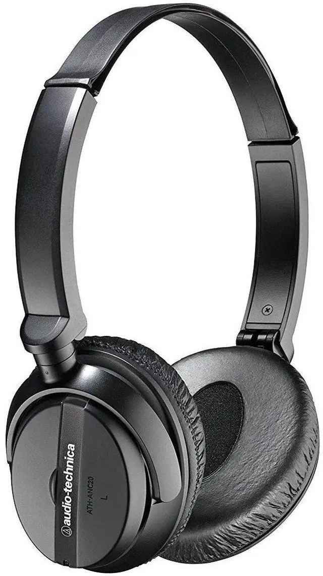 Main image of Audio-Technica ATH-ANC20 QuietPoint Active Noise-Cancelling On-Ear Headphones