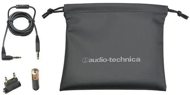 Alt view image 3 of 4 - Audio-Technica ATH-ANC20 QuietPoint Active Noise-Cancelling On-Ear Headphones