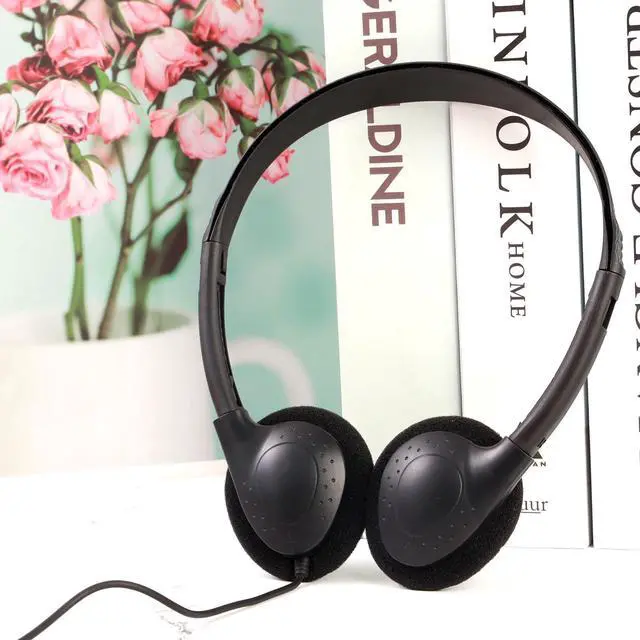 Alt view image 5 of 5 - OSSZIT 30 Pack Class Set Headphones for Kids Students School Classroom Headphones Bulk Earphones Adjustable with 3.5 mm Jack for Library Children Adults (Black Color)