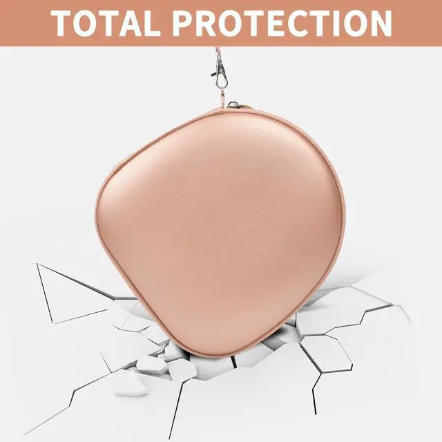 Alt view image 5 of 5 - PAIYULE Case Compatible with Sony WH-CH720N WH-CH520 WH-1000XM4 Noise Canceling Wireless Headphones Bluetooth Over The Ear Headset, Carrying Storage for JBL Tune 720BT 510BT (Box Only) (Rose Gold)
