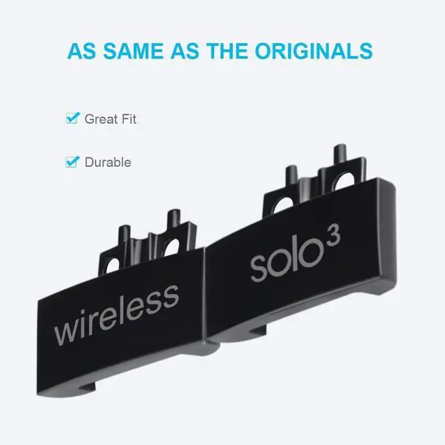 Alt view image 3 of 5 - Hinge Replacement Solo 3 Headband Connector Repair Kit Parts Compatible with Beats by Dr Dre Solo 3.0 Wireless A1796 On-Ear Headphones (Matte Black)