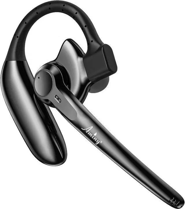 Main image of AMINY Wireless Bluetooth Headset with Microphone 30 Hrs Talking Time V5.3 Auriculares Bluetooth Earpiece,AI Noise Cancelling Bluetooth Earphones for Trucker Office Home