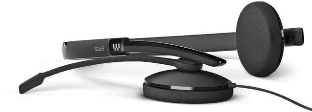 Alt view image 5 of 5 - EPOS Adapt 160 USB II - Wired, Double-Sided, UC Optimized Headset with USB Connectivity - Superior Stereo Sound - Enhanced Comfort - Call Control - Black