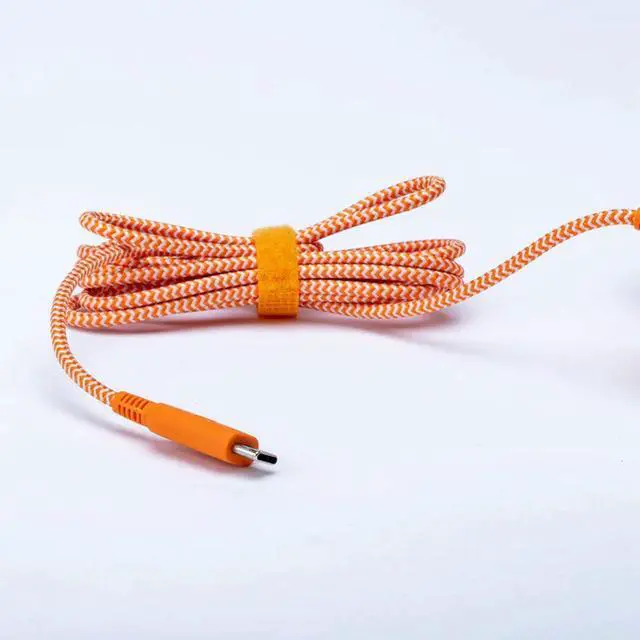 Alt view image 3 of 5 - Avid AP-400 WonderEars Kids Headphone with Microphone, USBC, Orange