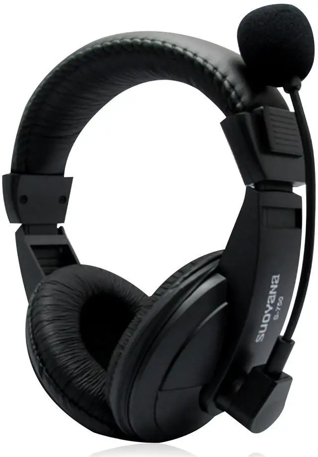 Main image of XPLUS Wired Headset with Noise Cancelling Microphone for PC Laptop - Headphones with in-Line Control, Lightweight, Enhanced Sound & MIC Mute