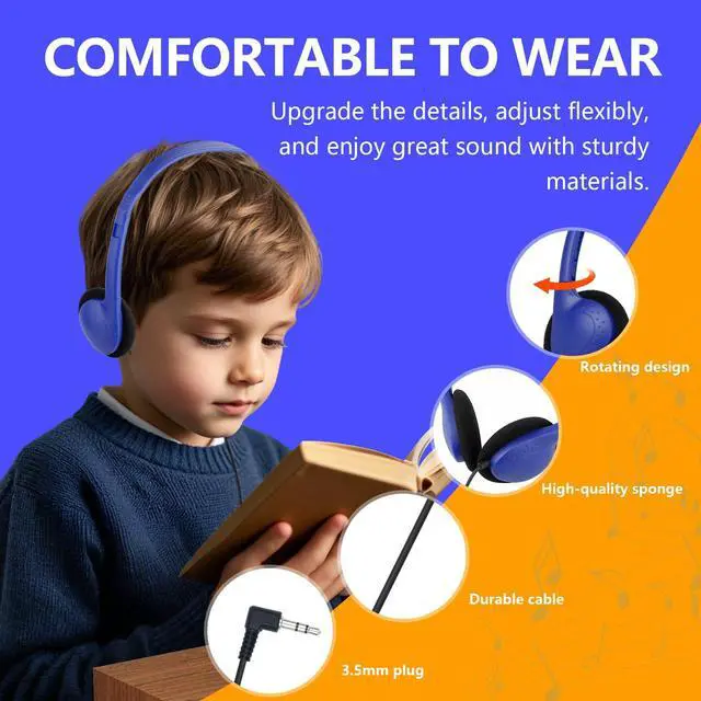 Alt view image 3 of 5 - YFSFQS 18 Pack Classroom Kids Headphones Bulk for School Students Children Teen Boys Girls, Wholesale Bulk Headphones for Classroom Earphones 3.5mm Jack(Mix Colors)