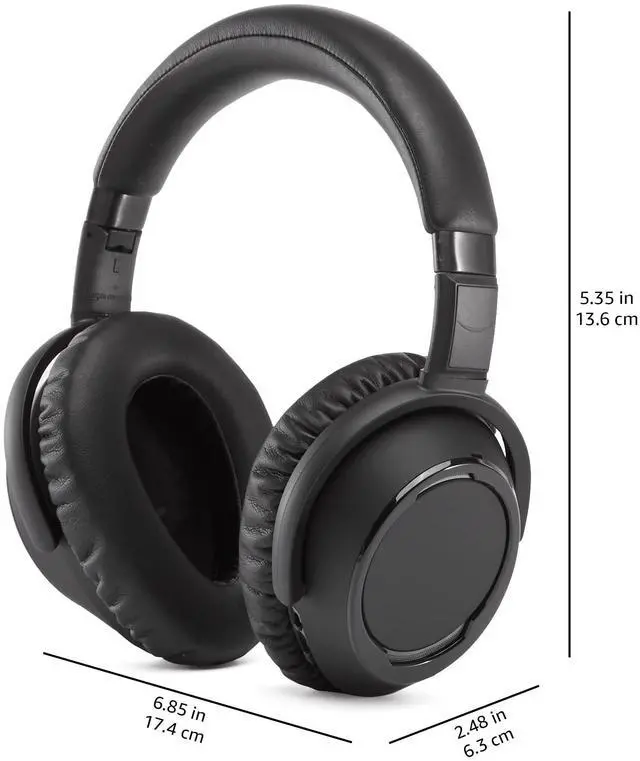 Alt view image 3 of 5 - Commercial Wireless Noise Cancelling Bluetooth Headphones