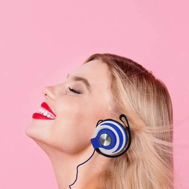 Alt view image 2 of 5 - Mikikit 2pcs Ear Hanging Headphones, Ear Headphones, Wired Clip Headphones, Clip on Headphones, Cord Headphones, Ear Clip Fitness Subwoofer 3.5mm