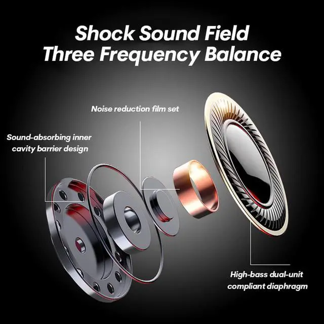 Alt view image 4 of 5 - Clip On Open Ear Headphones Wireless Bluetooth, 2023 New Wireless Ear Clip Bone Conduction Headphones Bluetooth Waterproof Bone Conduction Earbuds Earphones Bone Ear Buds with LED Power Display-Blue