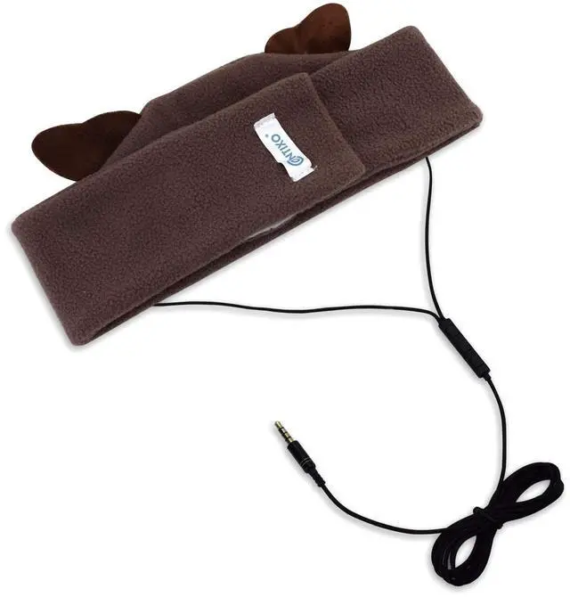 Alt view image 3 of 5 - Contixo Kids Headphones, 85dB Volume Limiting with Adjustable Speakers Soft Children Fleece Headband Toddler Headphones for Home and Travel - Animal Character Design-Dog