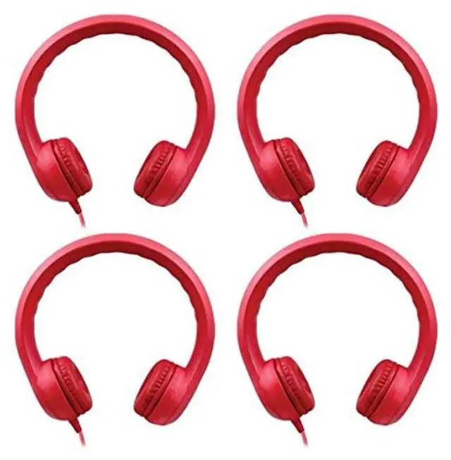 Main image of Red Flex-Phones(tm) Headphones Set of 4