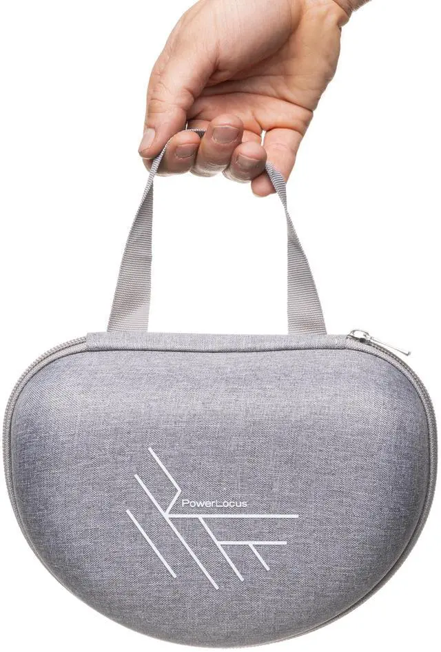 Alt view image 5 of 5 - PowerLocus Bobo Blue Kids Headphones with Premium Fabric Carry Case