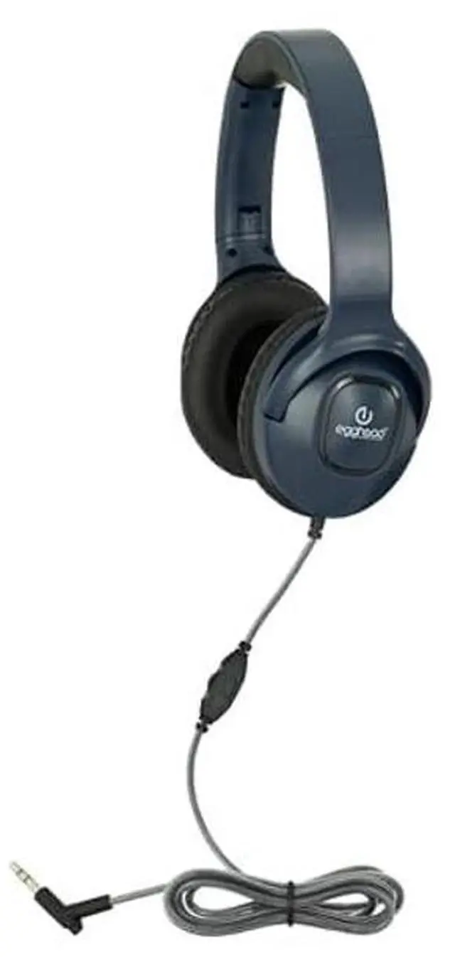 Alt view image 2 of 5 - Egghead Premium Foldable Headphone with Padded Ear Cushions, Adjustable Headband, Pivoting Earcups, Tangle-Resistant Cord, and Storage Bag, Pack of 10