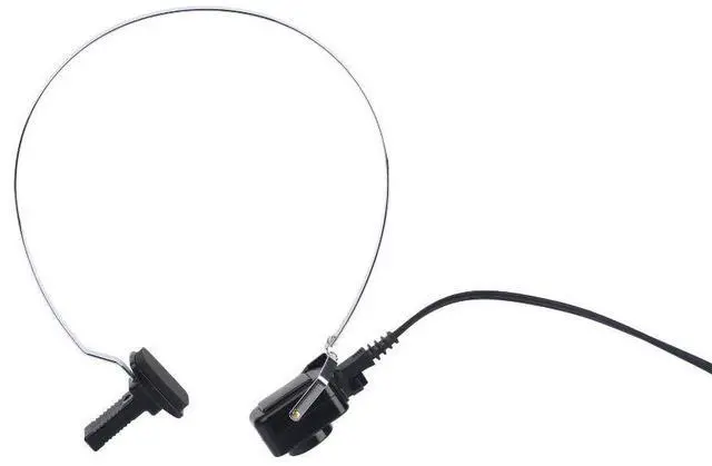 Alt view image 4 of 5 - Pryqutia Audiometer Bone Conduction Headphone, Open-Ear Design for Hearing Test, Black