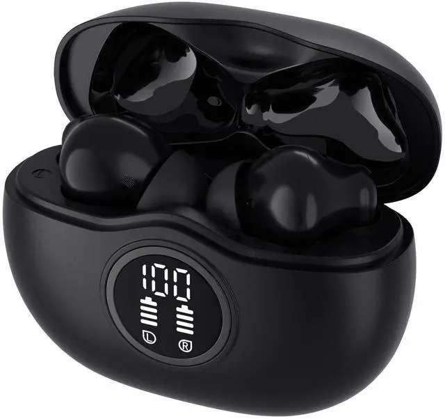 Main image of Sisism A10 Pro Wireless Earbuds, Bluetooth 5.3 Headphones HiFi Stereo 50H Playback LED Digital Display Ear Buds with ENC Noise Canceling Headset