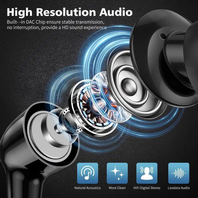 Alt view image 2 of 5 - USB C Earbuds Headphones with Mic for iPhone 16e 16 Pro Max 15 Plus, Type C Wired in-Ear Volume Control Noise Isolation Sport Headset for Samsung Galaxy S25 S24 S23 iPad Air Pro Oneplus 13 Pixel 8 7 6