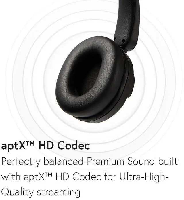 Alt view image 4 of 5 - Phiaton BonoBeats Lite Digital Hybrid Active Noise Cancelling Wireless Headphones