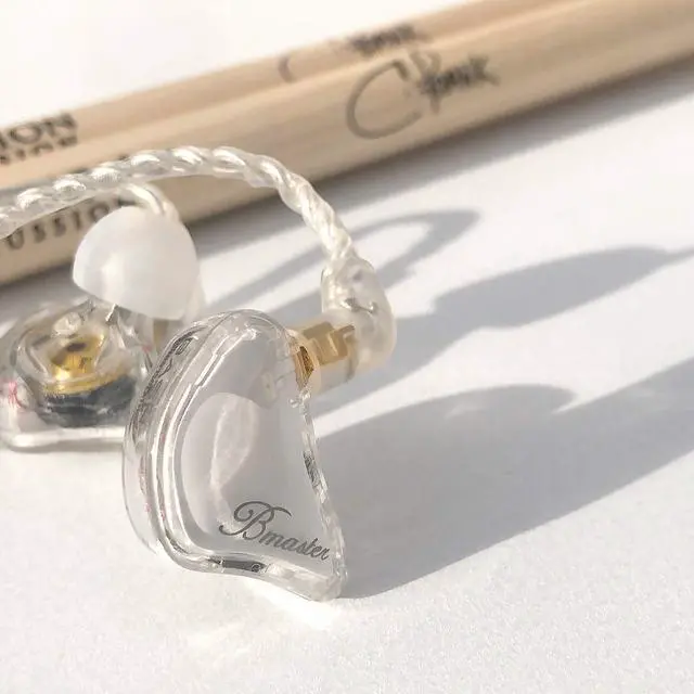 Alt view image 5 of 5 - BASN Bmaster Triple Drivers in Ear Monitor Headphone with Two Detachable Cables Fit in Ear Suitable for Audio Engineer, Musician (White)