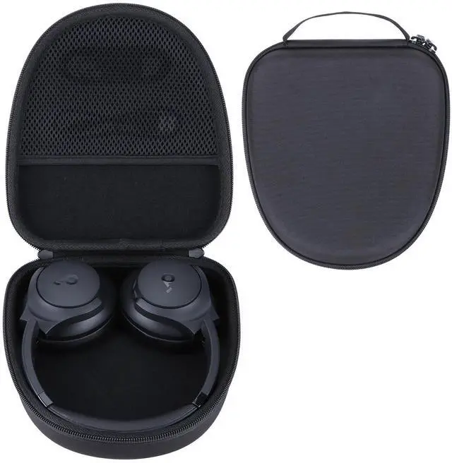 Main image of RIYADAone Hard Case Replacement for Anker Soundcore Life Q20 Q30 Q35 Q40 Q45 Q20+ Q20i Hybrid Active Noise Cancelling Headphones (Black Case)