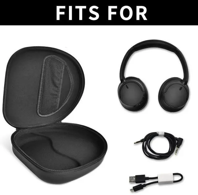 Alt view image 2 of 5 - PAIYULE Case Compatible with Sony WH-CH720N WH-CH520 WH-1000XM4 Noise Canceling Wireless Headphones Bluetooth Over The Ear Headset, Carrying Storage for JBL Tune 720BT 510BT (Box Only) (Black)