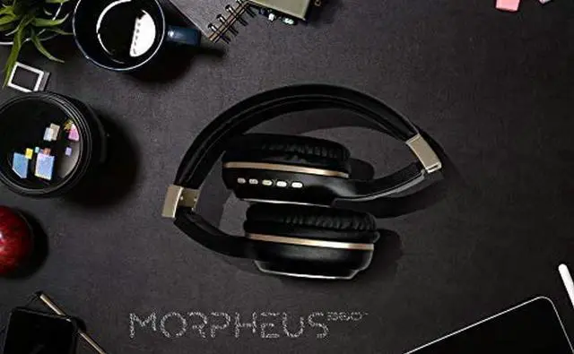 Alt view image 4 of 5 - Morpheus 360 Serenity Bluetooth Headphones with Built-in Microphone, 10-Hour Playtime, Bluetooth Headset, Gaming Headphones, Over-Ear Headphones, Wireless Gaming Headset - HP5500B