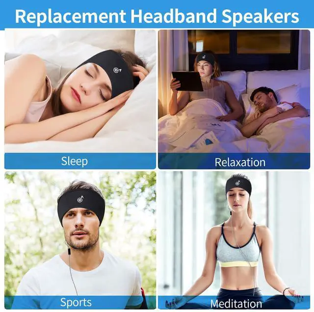 Alt view image 5 of 5 - MMUSS Wired Ultra Thin 4mm Pillow Speakers Stereo,Sleeping Music Headphones for Side Sleepers(3.5mm Jack)
