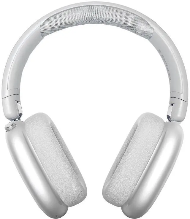 Main image of Wireless Over Ear Headphones, Bluetooth 5.4 Headphones, Built-in Mic, Hi-Res Audio, 36H Playtime, Foldable, Breathable Soft Earpads Adjustable Heads for iOS/Android/Samsung/PC - White