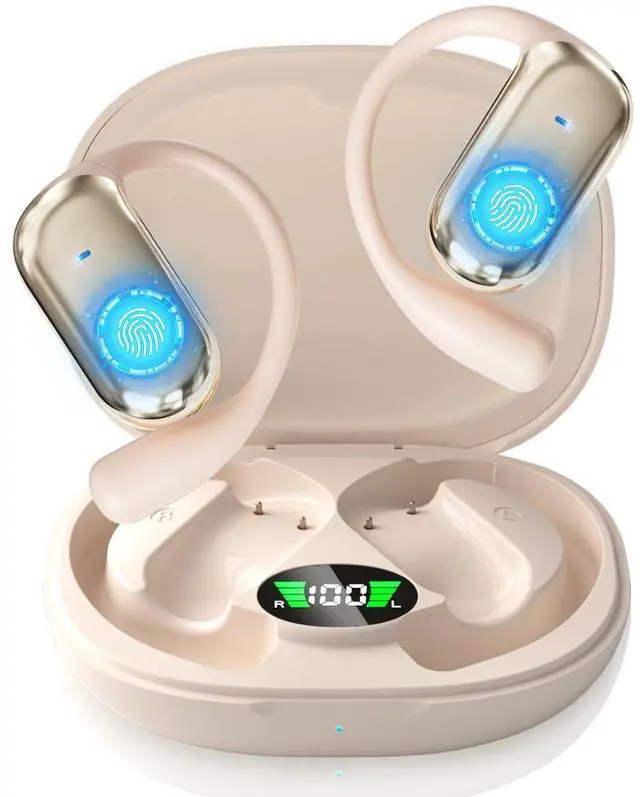 Main image of AI Real-Time Translation Earbuds-3-in-1 Wireless Bluetooth Translation Headphones for 144 Languages & Accents,Compatible with iOS & Android, Translation Device for Travel, Business, Learning (Pink)