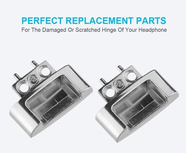Alt view image 4 of 5 - Solo 3 Hinge Replacement Parts Headband Connector Repair Kit Compatible with Beats by Dr Dre Solo 3.0 Wireless A1796 On-Ear Headphones (Silver)