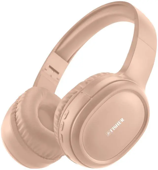Main image of Fisher Active Noise Cancelling Headphones, Over Ear Wireless Bluetooth 5.3 w Microphone, Lightweight Comfortable Headset for Home Travel, 16H Playtime, Rechargeable, Hi-Res Sound Audio, Deep Bass