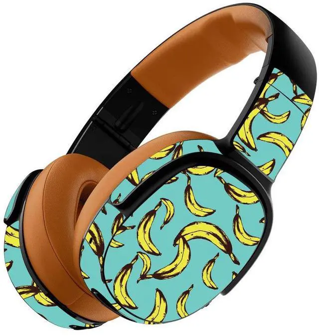 Main image of MightySkins Skin Compatible with Skullcandy Crusher 360 Wireless Headphones - Bananas | Protective, Durable, and Unique Vinyl wrap Cover | Easy to Apply, Remove, and Change Styles | Made in The USA