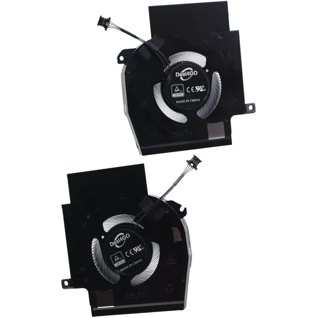 Alt view image 4 of 5 - Deal4GO 12V Main CPU GPU Graphics-Card Cooling Fan Replacement for Dell Alienware X16 R1, X16 R2 2023