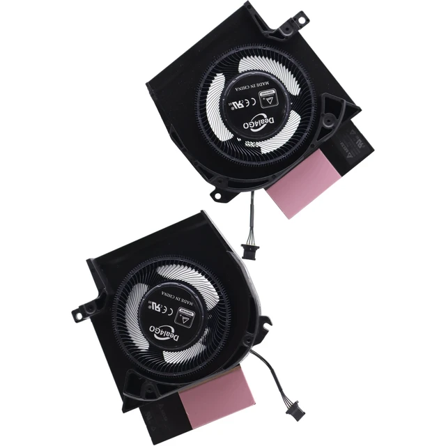 Alt view image 5 of 5 - Deal4GO 12V Main CPU GPU Graphics-Card Cooling Fan Replacement for Dell Alienware X16 R1, X16 R2 2023