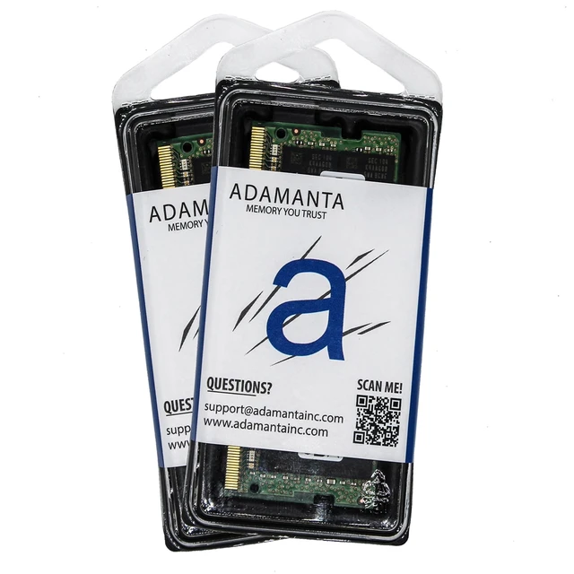 Alt view image 2 of 2 - Adamanta 32GB (2x16GB) DDR4 3200MHz (or 2933MHz or 2666MHz or 2400MHz or 2133MHz) PC4-25600 SODIMM 2Rx8 CL22 1.2v Non-ECC Unbuffered Notebook Laptop Gaming RAM Memory Upgrade