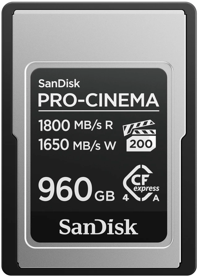 Main image of SANDISK 960GB PRO-Cinema CFexpress Type A, Up to 1800MB/s Read Speeds