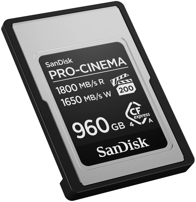 Alt view image 3 of 4 - SANDISK 960GB PRO-Cinema CFexpress Type A, Up to 1800MB/s Read Speeds
