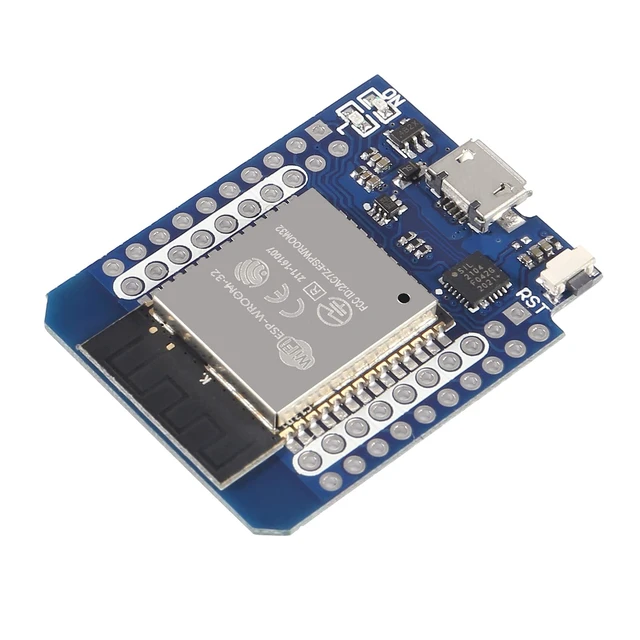 Alt view image 4 of 5 - 8Pcs ESP32 D1 Mini NodeMCU Board, 8Pcs MH-ET Live Mini Kit for ESP32 ESP8266 WiFi Module Bluetooth Internet of Development Board Based ESP8266 Fully Functional with Pins for WeMos D1 DIY Kit