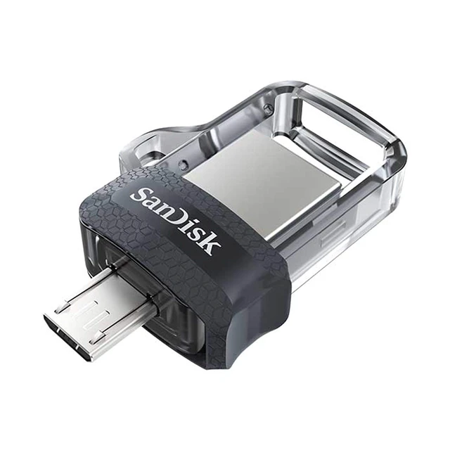 Main image of SANDISK 256GB Ultra Dual Drive m3.0, microUSB & USB-A Connectors