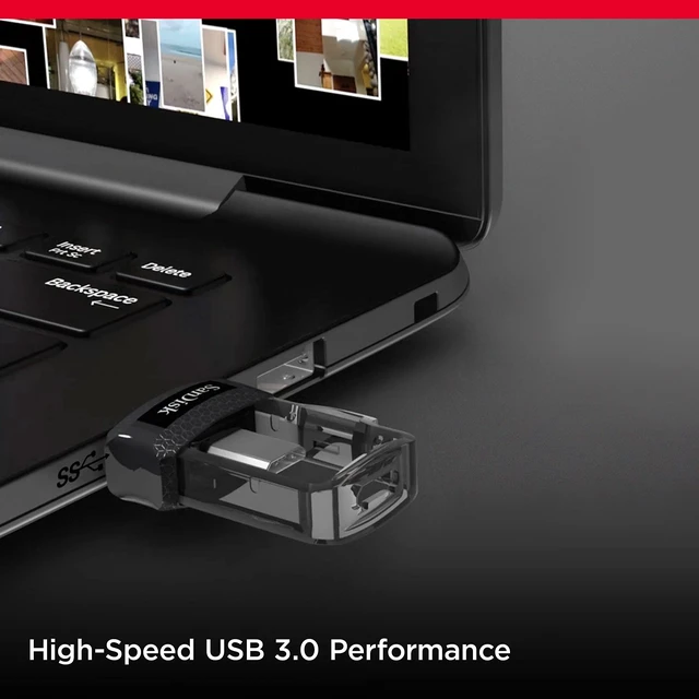 Alt view image 4 of 5 - SANDISK 256GB Ultra Dual Drive m3.0, microUSB & USB-A Connectors