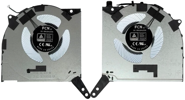 Main image of VoltaGuru New Laptop CPU + GPU Cooling Fans for Lenovo Legion 5 15IAH7H, 5 15IAH7H, 5 Pro 16ARH7H, Model 12V 1A, PN: DFSCL12E16486Q, BAPA0810R2HY001, 5H40S20492, 5H40S20488, 5H40S20515, 5H40S2048