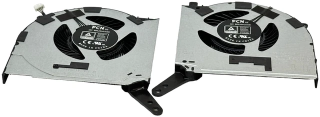Alt view image 4 of 5 - VoltaGuru New Laptop CPU + GPU Cooling Fans for Lenovo Legion 5 15IAH7H, 5 15IAH7H, 5 Pro 16ARH7H, Model 12V 1A, PN: DFSCL12E16486Q, BAPA0810R2HY001, 5H40S20492, 5H40S20488, 5H40S20515, 5H40S2048