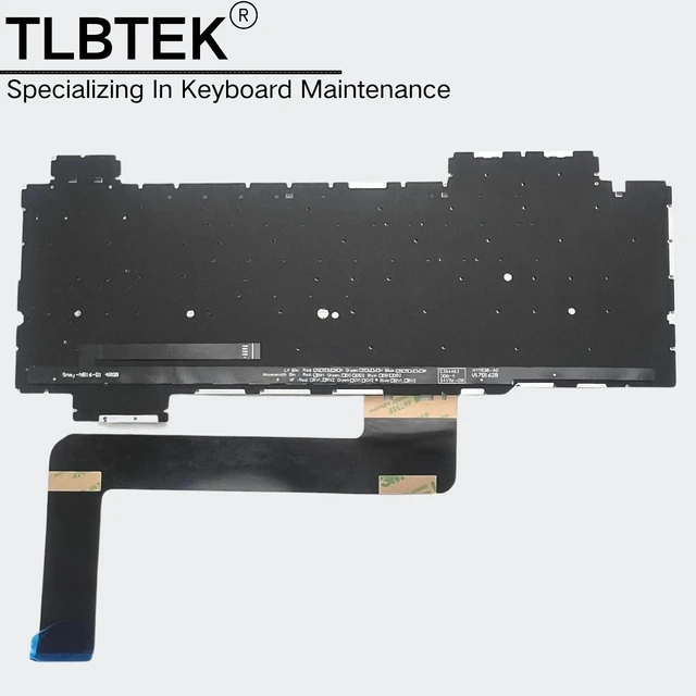 Alt view image 2 of 5 - TLBTEK Backlight Keyboard Replacement Compatible with Asus ROG Strix GL503 GL503GE GL503V GL503VD GL503VM GL503VS GL703GE GL703V GL703VD GL703VM Series Laptop