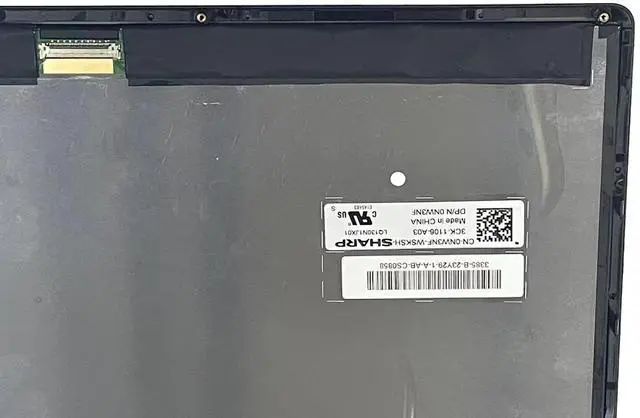 Alt view image 2 of 2 - Replacement for Dell Latitude 7320 Detachable Tablet 2 in 1 Touch Screen LCD Display Digitizer Assembly with Bezel 1920x1200 40 Pin 0NW3NF NW3NF 0J5RTR J5RTR LQ130N1JX01