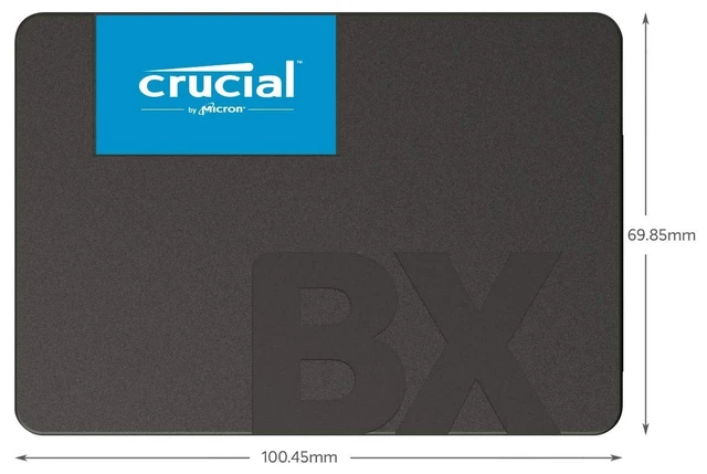 Alt view image 3 of 5 - Crucial BX500 240GB 3D NAND SATA 2.5-Inch Internal SSD, up to 540MB/s - CT240BX500SSD1, Solid State Drive