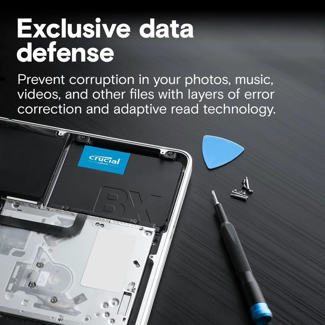 Alt view image 4 of 5 - Crucial BX500 240GB 3D NAND SATA 2.5-Inch Internal SSD, up to 540MB/s - CT240BX500SSD1, Solid State Drive