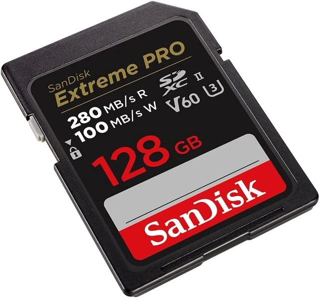 Alt view image 5 of 5 - SanDisk SDXC Memory Card 128GB UHS-II Extreme Pro V60 for Photo and Video (SDSDXEP-128G-GN4IN) Bundle with 1 Everything But Stromboli Micro & SD Card Reader